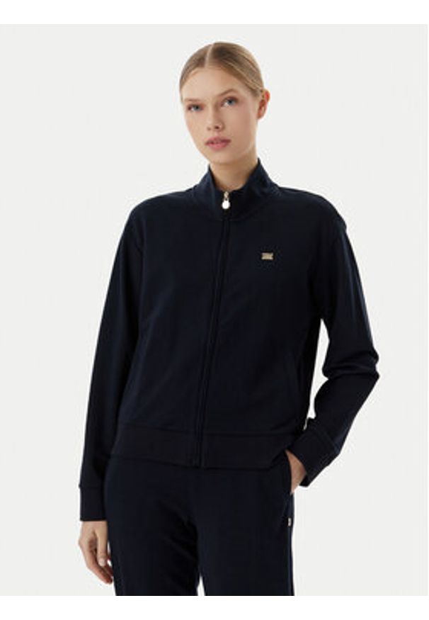 EA7 Emporio Armani Dres 7W000463 AF13135 UB102 Granatowy Regular Fit. Kolor: niebieski. Materiał: bawełna