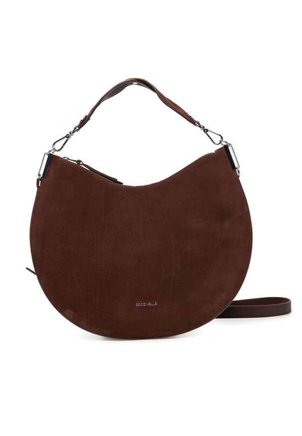 Coccinelle Torebka QKG Coccinellesunup Suede E1 QKG 13 01 01 Brązowy. Kolor: brązowy. Materiał: skórzane, zamszowe