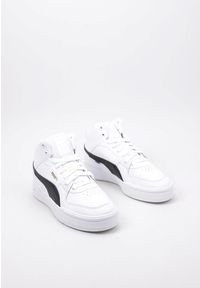 Puma - Buty PUMA YELLOW CA PRO MID Biały. Kolor: biały. Materiał: tkanina, skóra. Sport: turystyka piesza