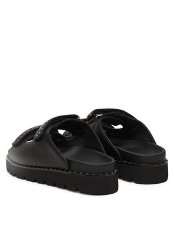 Karl Lagerfeld - KARL LAGERFELD Klapki KL81500S Czarny. Kolor: czarny. Materiał: skóra