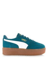 Buty damskie sportowe do chodzenia Puma PALERMO ELEVATA. Kolor: brązowy, biały, zielony, wielokolorowy. Sport: turystyka piesza