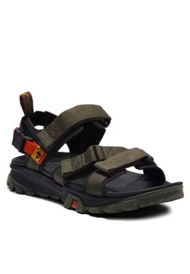 Timberland Sandały Garrison Trail Web Sandal TB0A5TC2A581 Khaki. Kolor: brązowy. Materiał: materiał