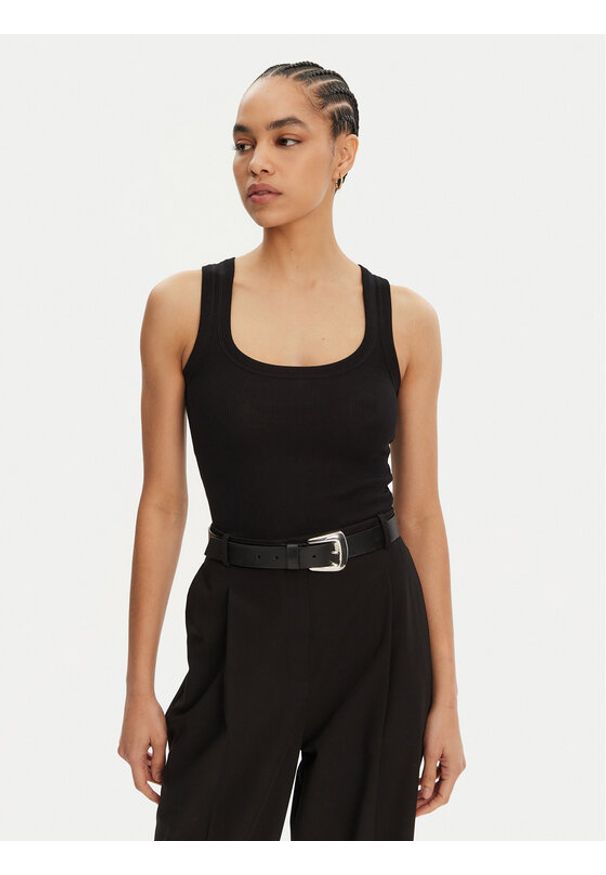 JACQUEMUS Top 241JS158-2032 Czarny Regular Fit. Kolor: czarny. Materiał: bawełna