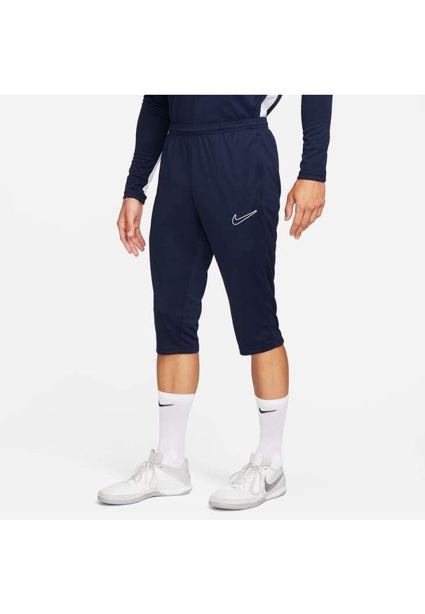 Spodnie sportowe męskie Nike Drifit Academy M. Kolor: niebieski. Materiał: materiał, syntetyk