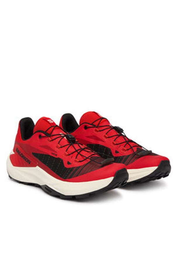 salomon - Salomon Buty do biegania Genesis L49226500 Czerwony. Kolor: czerwony. Materiał: materiał