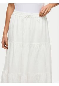 Vila Spódnica maxi Lania 14105428 Biały Regular Fit. Kolor: biały. Materiał: bawełna #2