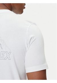 Adidas - adidas T-Shirt Terrex Graphic JW3559 Biały Regular Fit. Kolor: biały. Materiał: bawełna