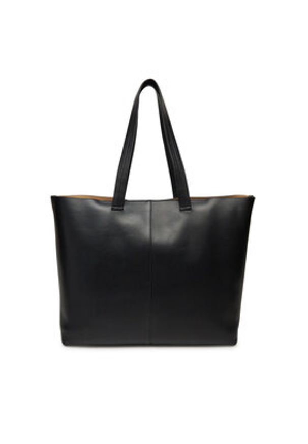 Calvin Klein Torba Ck Premium Leather E/W Tote Xl K50K512894 Czarny. Kolor: czarny. Materiał: skóra