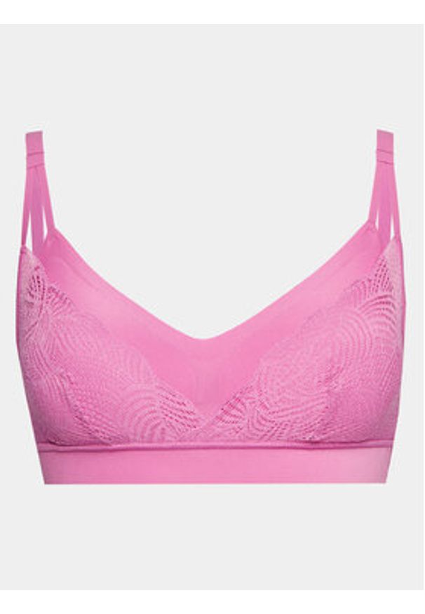 Chantelle Biustonosz braletka Soft Stretch C11GQ9 Różowy. Kolor: różowy. Materiał: syntetyk