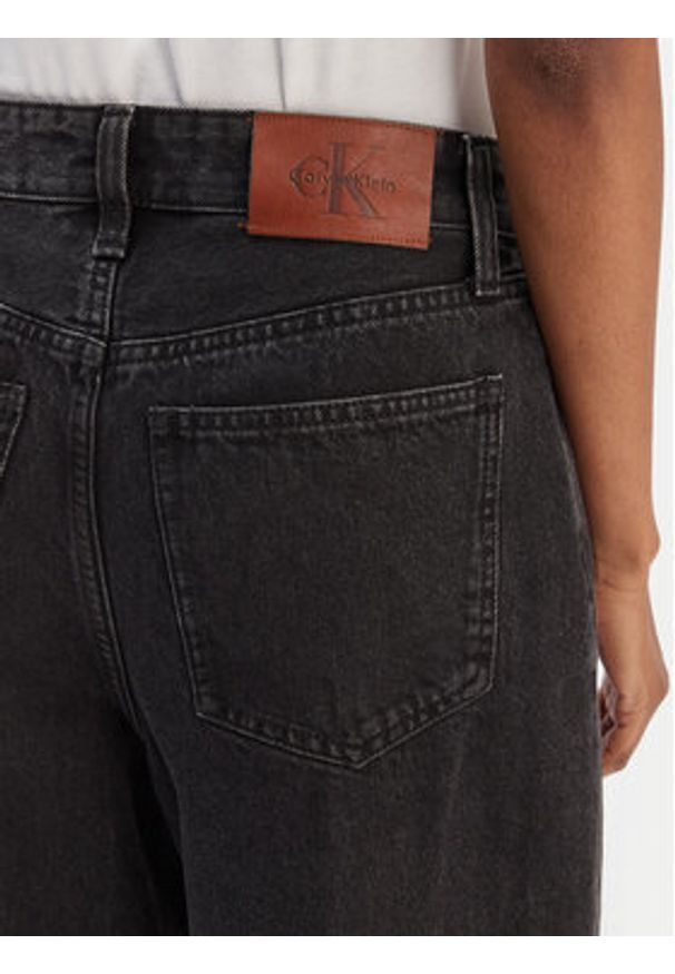 Calvin Klein Jeans Jeansy LV047E627G Czarny Barrel Fit. Kolor: czarny