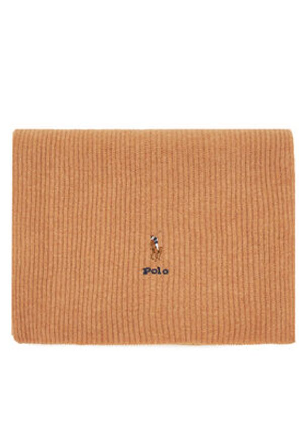Polo Ralph Lauren Zestaw Szalik i Czapka 455981430002 Brązowy. Kolor: brązowy. Materiał: wełna, materiał