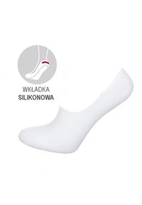 Milena - Białe mikrostopki bawełniane damskie (model 784). Kolor: biały. Materiał: bawełna