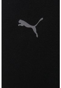Puma legginsy treningowe Studio Foundation 521611 damskie kolor czarny gładkie. Kolor: czarny. Materiał: skóra, materiał. Wzór: gładki #4