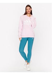 Adidas - adidas Bluza IM0258 Różowy Loose Fit. Kolor: różowy. Materiał: bawełna #4