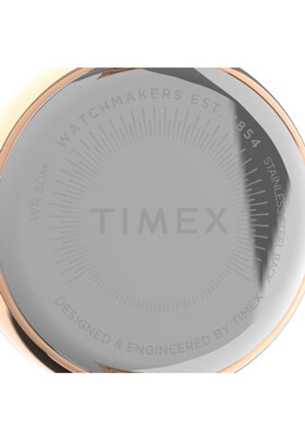 Timex Zegarek City TW2V24600 Różowe złoto. Kolor: złoty, różowy, wielokolorowy