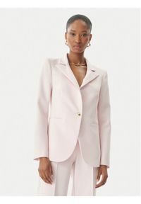 Rinascimento Marynarka CFC0128640003 Różowy Regular Fit. Kolor: różowy. Materiał: syntetyk #1