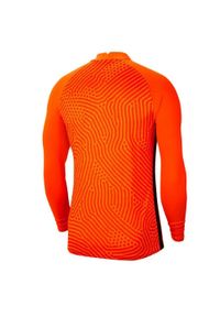 Nike - Męska Koszulka Bramkarska Gardien III. Kolor: pomarańczowy, wielokolorowy, żółty. Sport: turystyka piesza