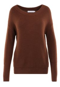 Born2be - Brązowy Sweter Ionoene. Kolor: brązowy. Styl: klasyczny, elegancki #2