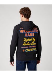 Wrangler - MĘSKA BLUZA WRANGLER HOODIE FADED BLACK W6E6IOXV6 #3