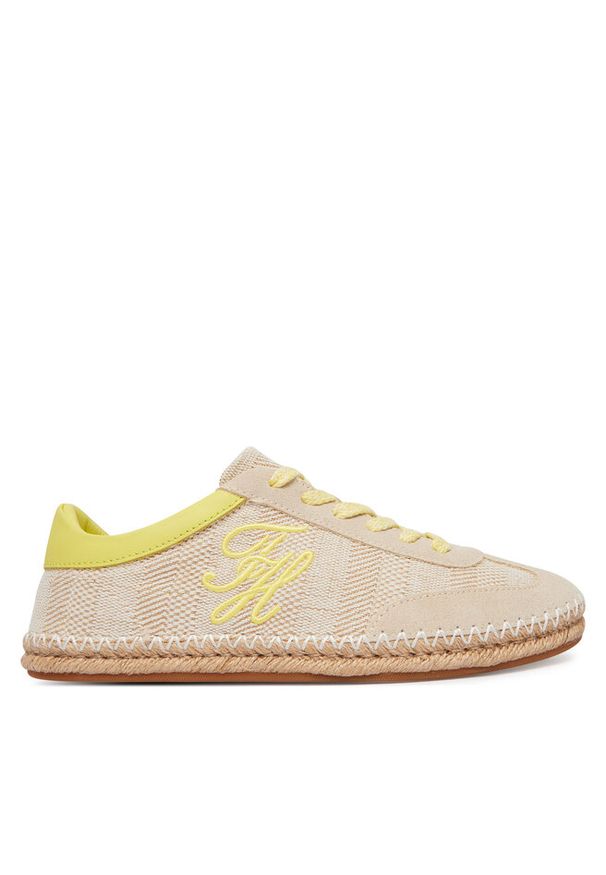 TOMMY HILFIGER - Espadryle Tommy Hilfiger. Kolor: beżowy