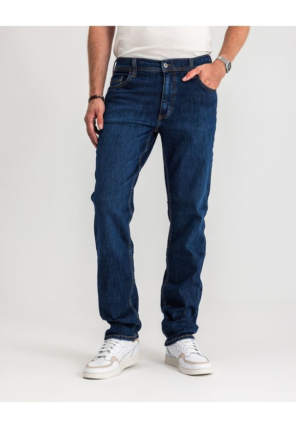 Męskie Spodnie Jeansowe Mustang Style Washington Straight Denim Blue 1017119 5000 882