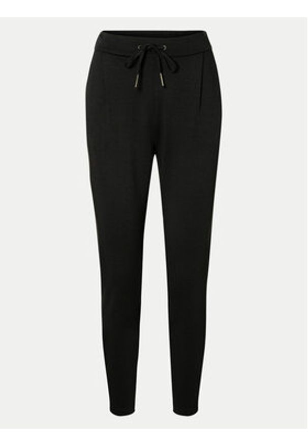 Vero Moda Spodnie materiałowe Eva 10197909 Czarny Loose Fit. Kolor: czarny. Materiał: syntetyk