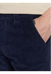 Blend Spodnie materiałowe 20714780 Granatowy Slim Fit. Kolor: niebieski. Materiał: sztruks