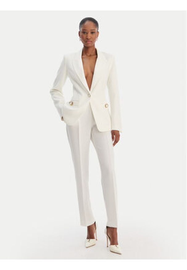 Marciano Guess Marynarka 6RGN03 7357A Écru Regular Fit. Kolor: kremowy. Materiał: syntetyk