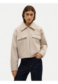 Vero Moda Kurtka przejściowa Fortune 10321977 Beżowy Regular Fit. Kolor: beżowy. Materiał: syntetyk