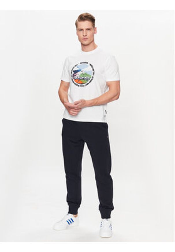 Napapijri Spodnie dresowe Malis Sum NP0A4H8C Granatowy Regular Fit. Kolor: niebieski. Materiał: bawełna