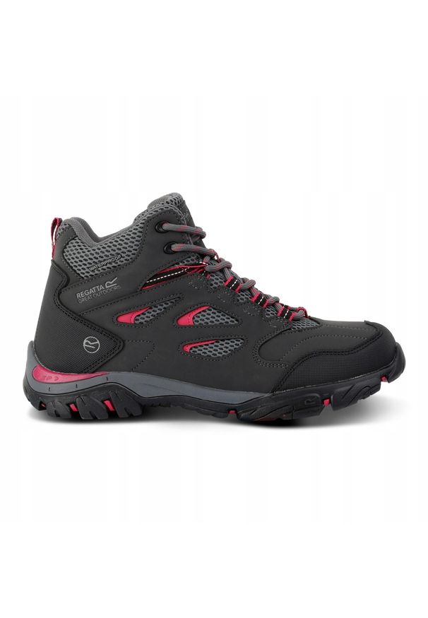 Buty trekkingowe damskie Holcombe IEP Mid Regatta. Kolor: czarny. Materiał: poliester