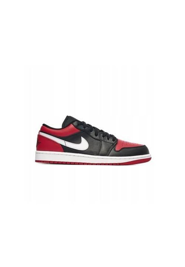 Buty do chodzenia męskie Nike Air Jordan 1 Low. Zapięcie: sznurówki. Kolor: wielokolorowy. Materiał: guma, skóra, tkanina. Szerokość cholewki: normalna. Model: Nike Air Jordan. Sport: turystyka piesza