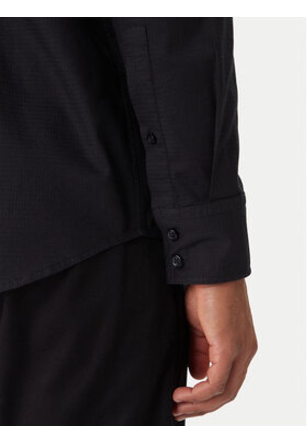 BOSS Koszula Relegant 50548959 Czarny Regular Fit. Kolor: czarny. Materiał: bawełna