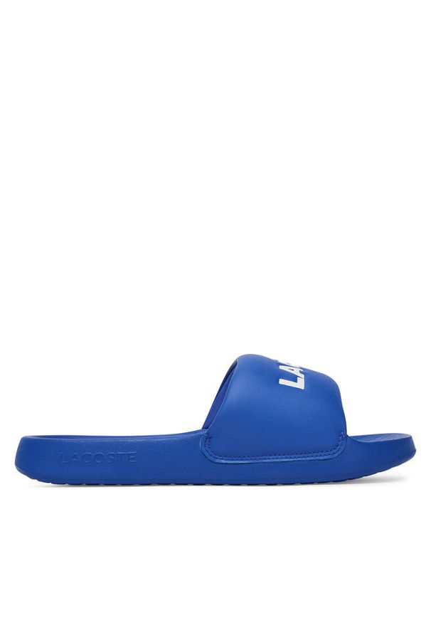 Klapki Lacoste. Kolor: niebieski