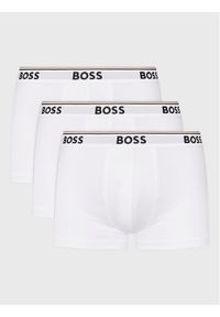 BOSS - Boss Komplet 3 par bokserek Power 50475274 Biały. Kolor: biały. Materiał: bawełna #1
