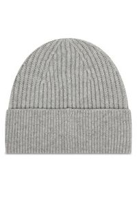Calvin Klein Czapka Ck Metal Wool Beanie LV04D8032G Szary. Kolor: szary. Materiał: wełna, materiał #3