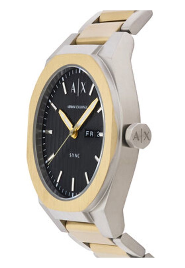Armani Exchange Zegarek Sync AX4298 Srebrny. Kolor: srebrny