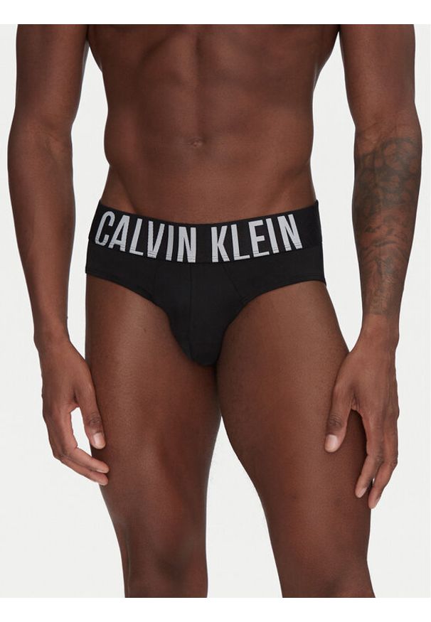Calvin Klein Underwear Komplet 3 par slipów 000NB3610A Kolorowy. Materiał: syntetyk. Wzór: kolorowy