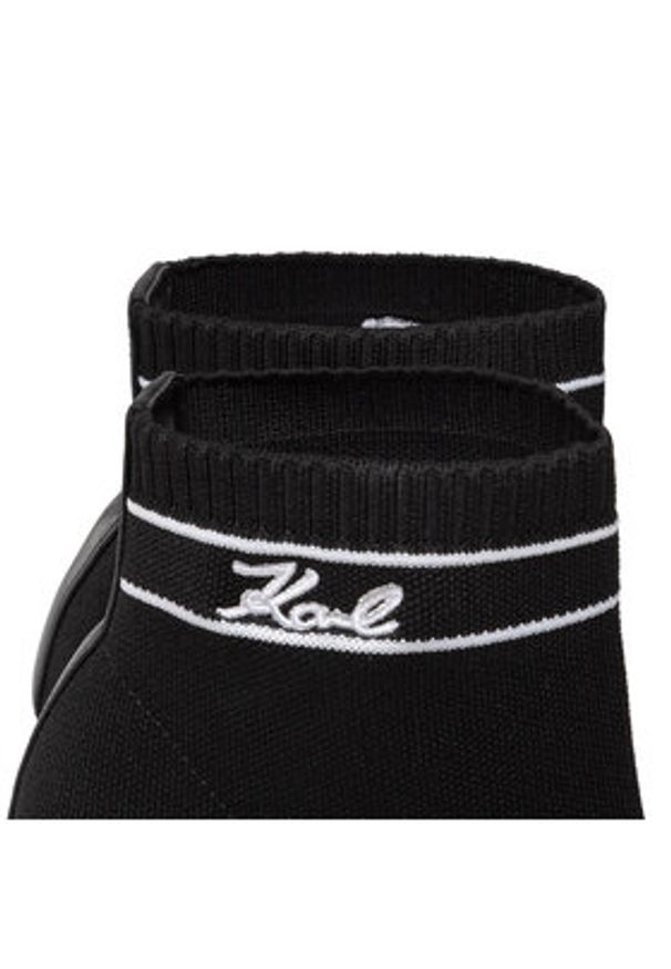 Karl Lagerfeld - KARL LAGERFELD Botki KL31352 Czarny. Kolor: czarny. Materiał: materiał