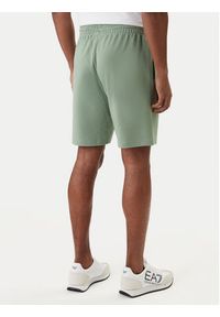 EA7 Emporio Armani Szorty sportowe 7M001315 AF13512 Zielony Regular Fit. Kolor: zielony. Materiał: bawełna. Styl: sportowy #4
