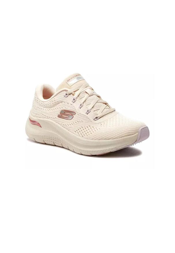 skechers - Tenisówki Skechers Model Arch Fit 2.0 Kolor Beżowy. Kolor: biały. Materiał: tkanina