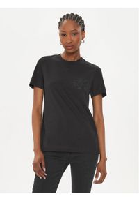 Calvin Klein Jeans T-Shirt Satin Applique J20J223925 Czarny Regular Fit. Kolor: czarny. Materiał: bawełna #1