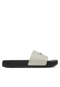 Calvin Klein Klapki Chunky Pool Slide Rub HM0HM01063 Szary. Kolor: szary