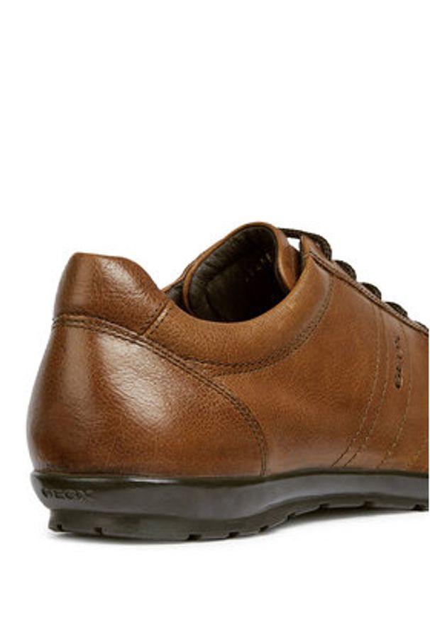 Geox Półbuty Uomo Symbol U74A5B 000LM C6003 Brązowy. Kolor: brązowy. Materiał: skóra