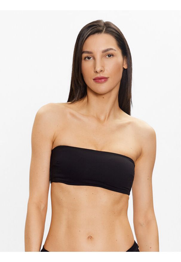 Calvin Klein Swimwear Góra od bikini KW0KW02042 Czarny. Kolor: czarny. Materiał: syntetyk