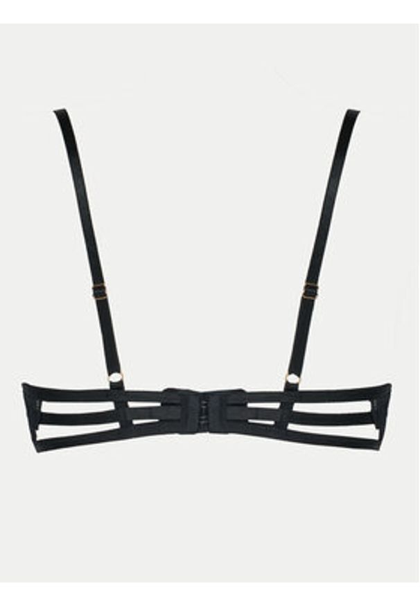 Hunkemöller Biustonosz z fiszbiną Cierra 300352 Czarny. Kolor: czarny. Materiał: syntetyk