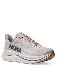 HOKA - Hoka Buty do biegania Clifton 10 1162030 Beżowy. Kolor: beżowy. Materiał: materiał #4