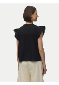 Vero Moda Bluzka Line 10347292 Czarny Regular Fit. Kolor: czarny. Materiał: bawełna #4