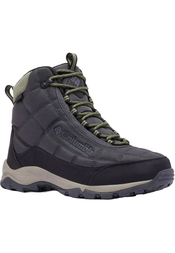 columbia - Buty męskie Columbia Firecamp. Kolor: szary. Materiał: materiał. Sport: turystyka piesza
