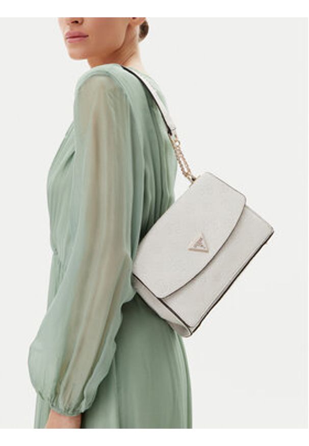 Guess Torebka HWPG93 49210 Biały. Kolor: biały. Materiał: skórzane